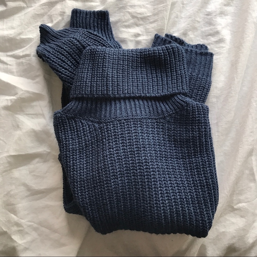 Navy Blue Turtleneck